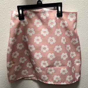Princess Polly pink flower skirt